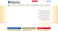 Desktop Screenshot of boonehospital.com